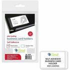 C-Line Self-Adhesive Business Card Holders, 1 Pack