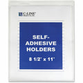C-Line Vinyl File Pocket, Clear, 9" Width x 12" Length, 50 / Box, CLI70912
