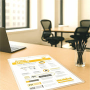 C-Line Letter Vinyl File Pocket, 1 Box