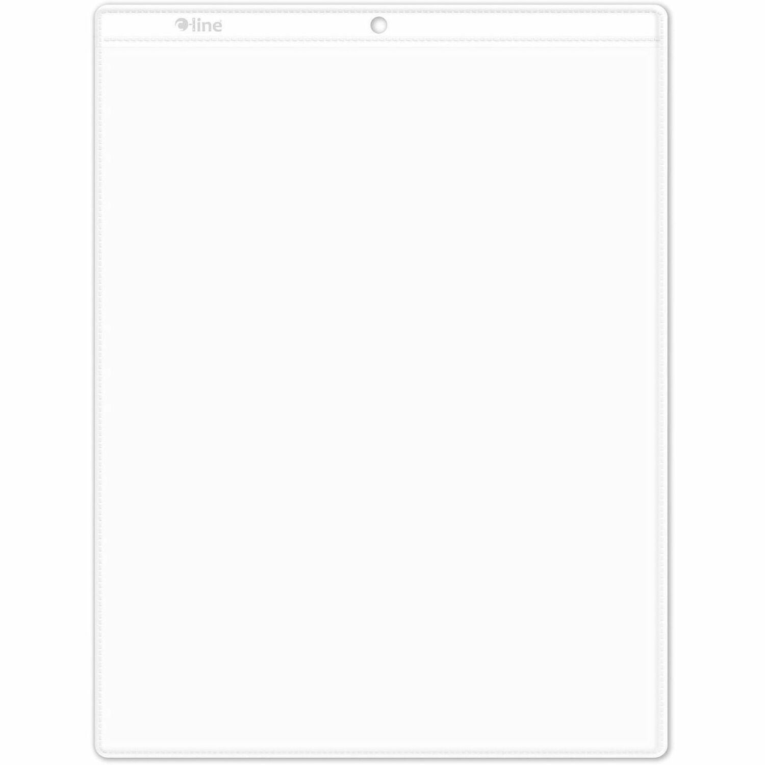 C-Line Letter Vinyl File Pocket, 1 Box