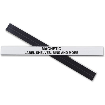 C-Line Magnetic Shelf/Bin Label Holders, Clear, 10 / Box, CLI87207
