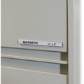 C-Line Magnetic Shelf/Bin Label Holders, Clear, 10 / Box, CLI87207
