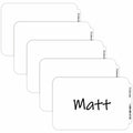 C-Line Plain White Self-adhesive Name Badges, 100 / Box, CLI92277