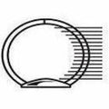 TOPS Cardinal Presentation Easel Round Ring Binders, Black, 8 1/2" Width x 11" Length, CRD09260