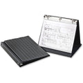 TOPS Cardinal Presentation Easel Round Ring Binders, Black, 8 1/2" Width x 11" Length, CRD09260