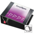 TOPS Cardinal Premier ONE-TOUCH Easy Open Locking Slant-D Rings Binder, Black, 8 1/2" Width x 11" Length, CRD10351