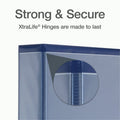 TOPS Cardinal Xtralife ClearVue Locking Slant-D Binder, Blue, 8 1/2" Width x 11" Length, CRD26312