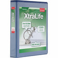 TOPS Cardinal Xtralife ClearVue Locking Slant-D Binder, Blue, 8 1/2" Width x 11" Length, CRD26312