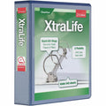 TOPS Cardinal Xtralife ClearVue Locking Slant-D Binder, Blue, 8 1/2" Width x 11" Length, CRD26322