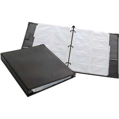 TOPS Cardinal Business Card Ring Binder, Black, 6EA/CT — view 1