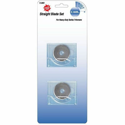 Carl Rotary Trimmer Straight Blade Set, Silver, 1 Set — view 1