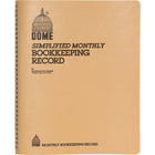 Dome Bookkeeping Record Book, 1 Each
