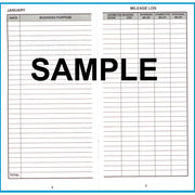 Dome Auto Mileage Log, 1 Each
