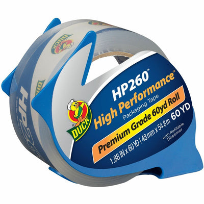 Henkel Duck Brand HP260 Packing Tape, Clear, 1 Roll, DUC07364