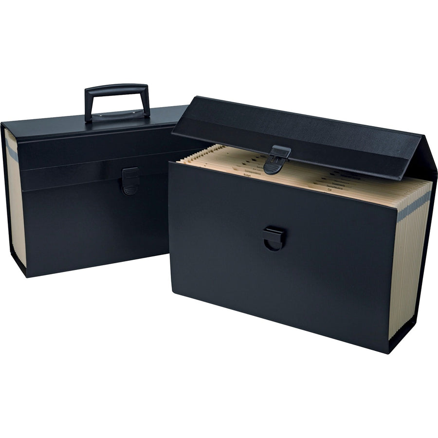TOPS Pendaflex Portafile Legal, Letter Expanding File, Black, 8 1/2" Width x 14" Length, /BX 6BX/CT — view 1