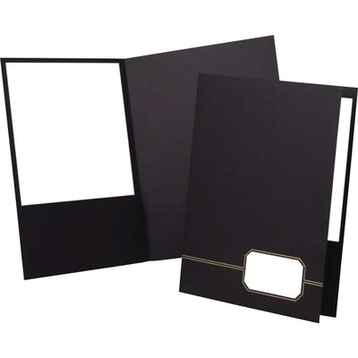 TOPS Oxford Executive Letter Recycled Pocket Folder, Gold, 8 1/2" Width x 11" Length, 4 / Pack — view 1