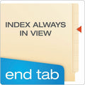 TOPS Pendaflex Letter Recycled End Tab File Folder, Manila, 8 1/2" Width x 11" Length, 50 / Box, PFX13160