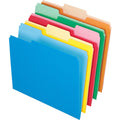 TOPS Pendaflex 1/3 Tab Cut Letter Top Tab File Folder, Assorted, 8 1/2" Width x 11" Length, 100 / Box, PFX15213ASST
