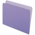 TOPS Pendaflex Letter Recycled Top Tab File Folder, Lavender, 8 1/2" Width x 11" Length, 100 / Box, PFX152LAV