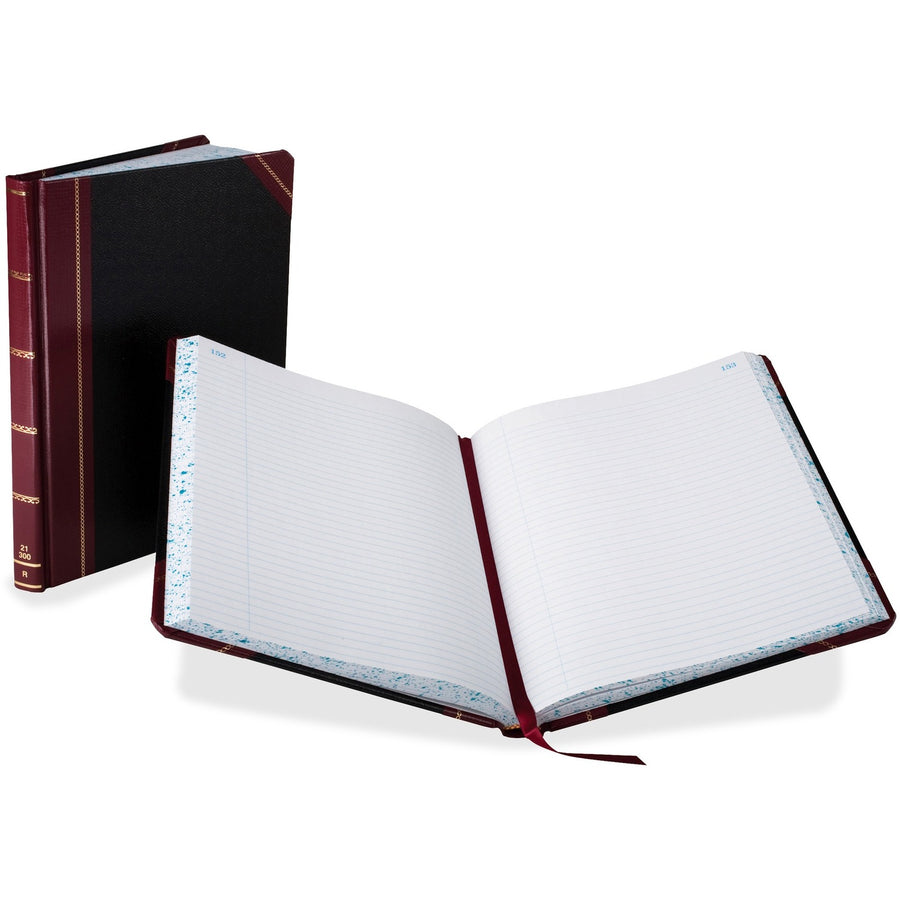TOPS Boorum & Pease Boorum 21 Series Ruled Columnar Books, Black, 8.12" Width x 10.37" Length, /BX 6BX/CT — view 1
