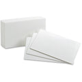 TOPS Oxford Plain Index Cards, White, 3" x 5", 1 Pack, OXF30
