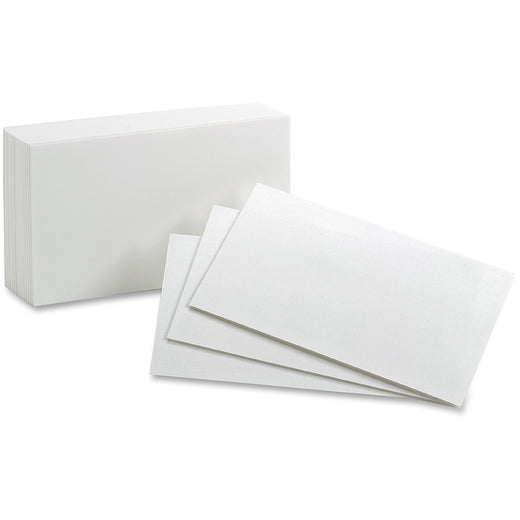 Oxford Plain Index Cards, 1 Pack
