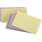Oxford Ruled Rainbow Pack Index Cards, 1 Pack