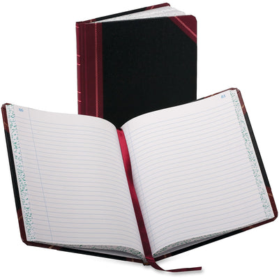 TOPS Boorum & Pease Boorum 38 Series Account Books, Black, 7.62" Width x 9.62" Length, /BX 12BX/CT — view 1