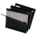 TOPS Pendaflex 1/5 Tab Cut Letter Recycled Hanging Folder, Black, 8 1/2" Width x 11" Length, 25 / Box, PFX415215BLA
