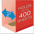 TOPS Pendaflex Letter Hanging Folder, Red, 8 1/2" Width x 11" Length, 25 / Box, PFX4152X2RED