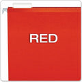 TOPS Pendaflex Letter Hanging Folder, Red, 8 1/2" Width x 11" Length, 25 / Box, PFX4152X2RED