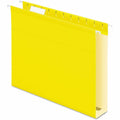 TOPS Pendaflex Letter Hanging Folder, Yellow, 8 1/2" Width x 11" Length, 25 / Box, PFX4152X2YEL