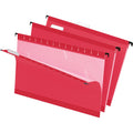 TOPS Pendaflex 1/5 Tab Cut Legal Recycled Hanging Folder, Red, 8 1/2" Width x 14" Length, 25 / Box, PFX415315RED
