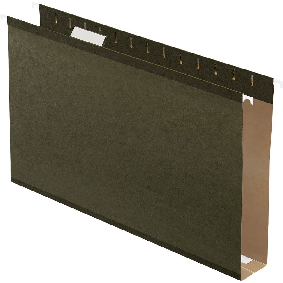 TOPS Pendaflex Legal Recycled Hanging Folder, Standard Green, 8 1/2" Width x 14" Length, 25 / Box — view 1