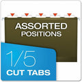 TOPS Pendaflex Legal Recycled Hanging Folder, Standard Green, 8 1/2" Width x 14" Length, 25 / Box, PFX4153X4
