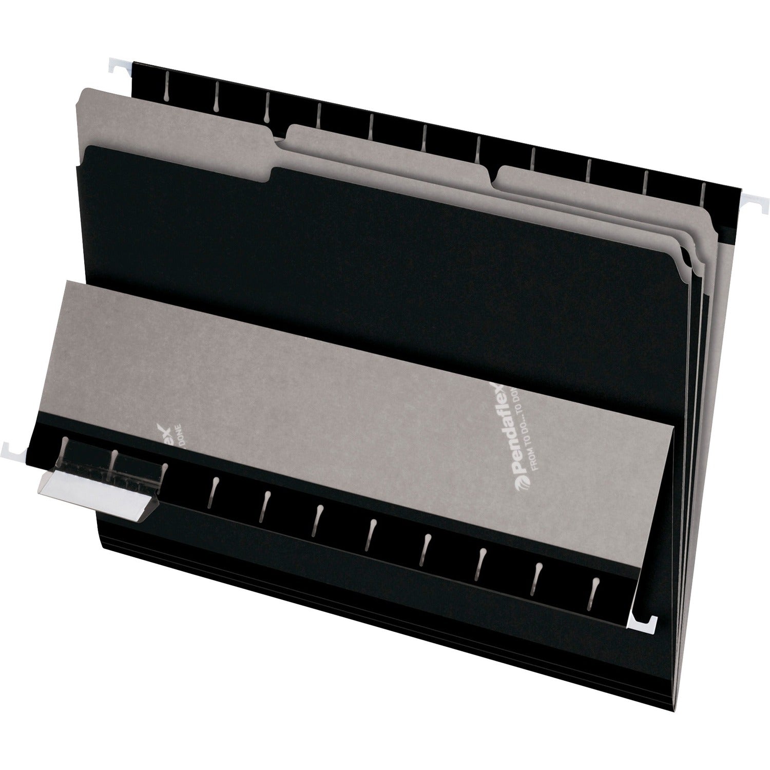 Pendaflex 1/3 Tab Cut Letter Recycled Top Tab File Folder, 1 Box