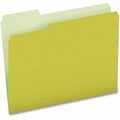 TOPS Pendaflex 1/3 Tab Cut Letter Top Tab File Folder, Yellow, 8 1/2" Width x 11" Length, 100 / Box, PFX421013YEL