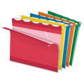 TOPS Pendaflex Ready-Tab 1/5 Tab Cut Letter Recycled Hanging Folder, Assorted, 8 1/2" Width x 11" Length, 25 / Box, PFX42592