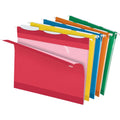 TOPS Pendaflex Ready-Tab 1/3 Tab Cut Letter Recycled Hanging Folder, Assorted, 8 1/2" Width x 11" Length, 25 / Box, PFX42621