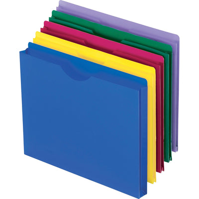 TOPS Pendaflex Letter File Jacket, Assorted, 8 1/2" Width x 11" Length, 10 / Pack — view 1