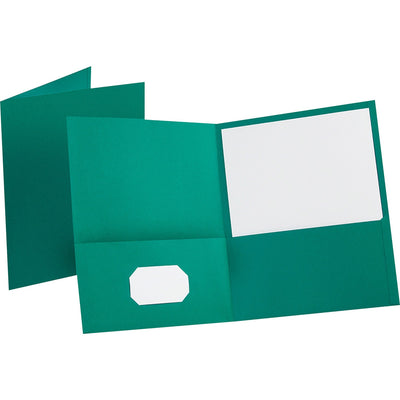 TOPS Oxford Letter Recycled Pocket Folder, Teal, 8 1/2" Width x 11" Length, 25 / Box — view 1