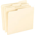 TOPS Pendaflex 1/3 Tab Cut Letter Recycled Top Tab File Folder, Manila, 8 1/2" Width x 11" Length, 100 / Box, PFX62702
