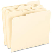 Pendaflex 1/3 Tab Cut Letter Recycled Top Tab File Folder, 1 Box