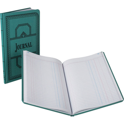 TOPS Boorum & Pease Boorum 66 Series Blue Canvas Journal Books, 7.62" Width x 12.12" Length, /BX 12BX/CT — view 1