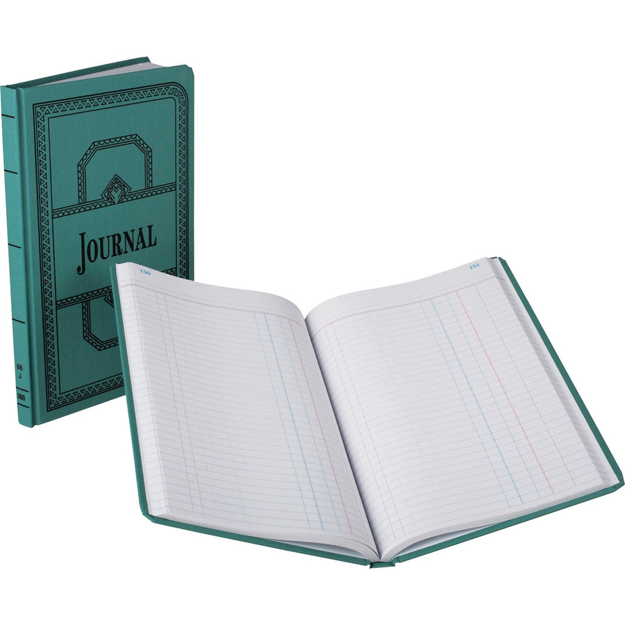 TOPS Boorum & Pease Boorum 66 Series Blue Canvas Journal Books, /BX 8BX/CT — view 1