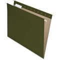 TOPS Pendaflex 1/5 Tab Cut Letter Recycled Hanging Folder, Green, 8 1/2" Width x 11" Length, 25 / Box, PFX74517