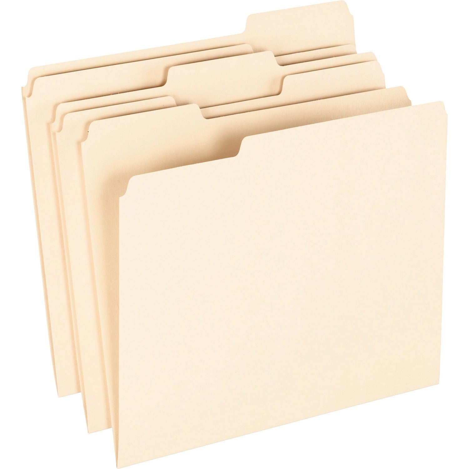 Pendaflex 1/3 Tab Cut Letter Recycled Top Tab File Folder, 1 Box