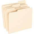 TOPS Pendaflex 1/3 Tab Cut Letter Recycled Top Tab File Folder, Manila, 8 1/2" Width x 11" Length, 100 / Box, PFX74520