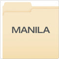 TOPS Pendaflex Essentials 1/3 Tab Cut Letter Top Tab File Folder, Manila, 8 1/2" Width x 11" Length, 100 / Box, PFX752131