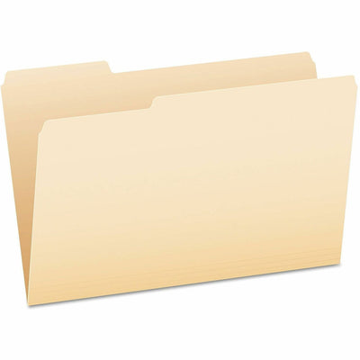 TOPS Pendaflex 1/3 Tab Cut Legal Top Tab File Folder, Manila, 8 1/2" Width x 14" Length, 100 / Box, PFX75313